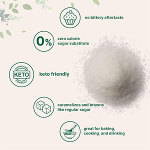 Poudre d'Allulose Vitahall 3lb, Édulcorant Halal, Alimentaire, à Base de Plantes, Zéro Matière Grasse, Zéro <span class=keywords><strong>Sucre</strong></span>, Zéro Calorie, Extrait d'Aloe Vera Sauvage, Certifié Halal - Product Image 3