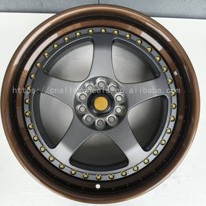 ล้อรถแข่งอัลลอยขอบล้อจานลึก17 18 19นิ้วทำจากอะลูมิเนียม8X100 5X114.3 - Product Image 2