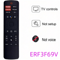 Control Remoto para TV ERF3F69V, Compatible con Hisense Smart LED LCD TV IPTV HDTV, Personalizable, Fabricación OEM ODM, Sin Voz