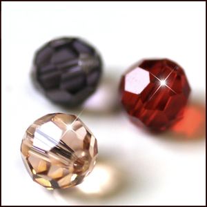 Perles en <span class=keywords><strong>verre</strong></span> cristal taillées en forme de ballon de football 2026 pour la confection de colliers, boucles d'oreilles, bracelets, bijoux et décorations de rideaux de porte - Product Image 1