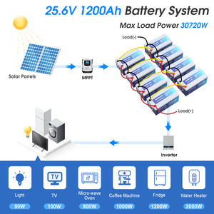 Paket Baterai Lithium Ion Li-ion LifePo4 12V 24V 36V 48V 23Ah 50Ah 100Ah 200Ah 300Ah yang Dikustomisasi untuk Robot Drift Cart - Product Image 4