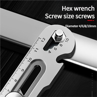 Couteau utilitaire robuste en acier inoxydable multi-outils 1 en 1 pour l'emballage de tapis de bricolage avec coupeur industriel OEM