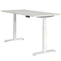 Table assise-debout à double moteur, table électrique automatique abordable, réglable en hauteur, taille et couleur personnalisables