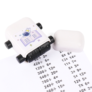 2 <span class=keywords><strong>en</strong></span> 1 rouleau réglable apprentissage des mathématiques Addition et soustraction mignonnes Enseignement aux enfants Tampon numérique pour la soustraction d'addition - Product Image 4