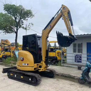 Mini-excavatrice sur chenilles 3,5 tonnes, forte force de creusement, conception compacte, Caterpillar 303.5E d'origine, matériel de construction à vendre - Product Image 2