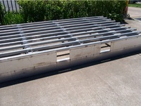 Grille à bétail standard avec revêtement en poudre en 4m*2m