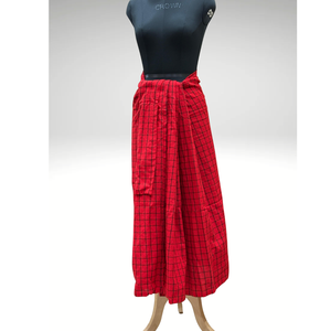 Robe longue africaine Maasai Shuka de qualité export pour femmes, coupe ample, confortable, tenue de tous les jours, disponible au meilleur prix du marché - Product Image 1