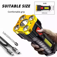 Lampe de camping, lanternes haute puissance, lampe torche tactique 100000 lumens, étanche, Xhp90, lampe torche LED rechargeable