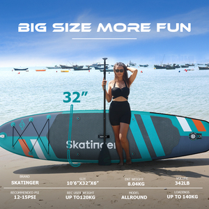 Skatinger 2026 บอร์ด SUP ออลราวด์รุ่นใหม่จากโรงงาน บอร์ดยืนพายแบบเป่าลม บอร์ดแพดเดิลบอร์ด บอร์ดเซิร์ฟ ดีไซน์เป่าลม ติดตั้งง่ายรวดเร็ว - Product Image 4