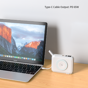 <span class=keywords><strong>Banco</strong></span> de Energía Multifuncional de 15000mAh con Cable de Carga Integrado, Enchufes Intercambiables Globales, Pantalla LED, Compatible con Logotipo Personalizado OEM - Product Image 4