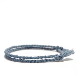 तिब्बती drawstring कंगन समायोज्य रंगीन कपास रस्सी स्ट्रिंग कंगन थोक बुना कंगन कपास - Product Image 4