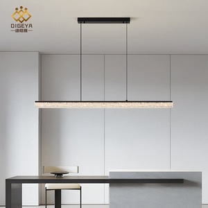 Dropshipping Shopify Modern Minimalist Linear Pendant <b>Light</b> Designer Long Strip Smart Hanging Lamp For <b>Dining</b> Table <b>Dining</b> Room - Product Image 6