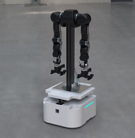 Brazos Robóticos Humanoides con Motor, Diseño de Doble Brazo, Accionamiento Servoeléctrico para Investigación de IA en el Mundo Físico