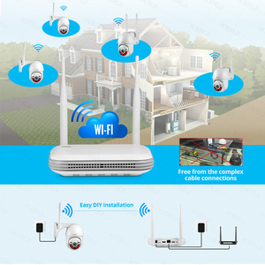 KERUI Câmera De Rede Sistema NVR <span class=keywords><strong>IP</strong></span> Wifi Câmera Sem Fio Nvr Gravador De Vídeo Em Rede Icsee Mini Xmeye 8 Canais Mini NVR WIFI - Product Image 2
