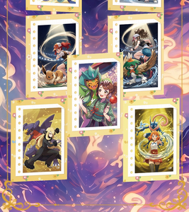 YQ Venta al por Mayor <span class=keywords><strong>Nuevo</strong></span> Sellado Pokémon Anime Japonés Premium Sellado Ciego Coleccionable TCG Fan Art Juegos de Mesa Divertidos - Product Image 6