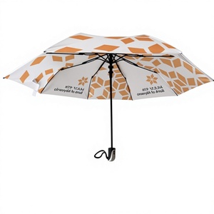 <span class=keywords><strong>Parapluie</strong></span> pliant entièrement automatique de 97 cm en pongé <span class=keywords><strong>avec</strong></span> baleines métalliques noires, conception coupe-vent, idéal pour les cadeaux d'affaires - Product Image 1