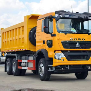 Camiones de volteo blancos HOWO de alta calidad Heavy Duty 6x4 Diesel Euro 2 Estándar de emisión Dirección a la izquierda Estado usado Hecho China - Product Image 1