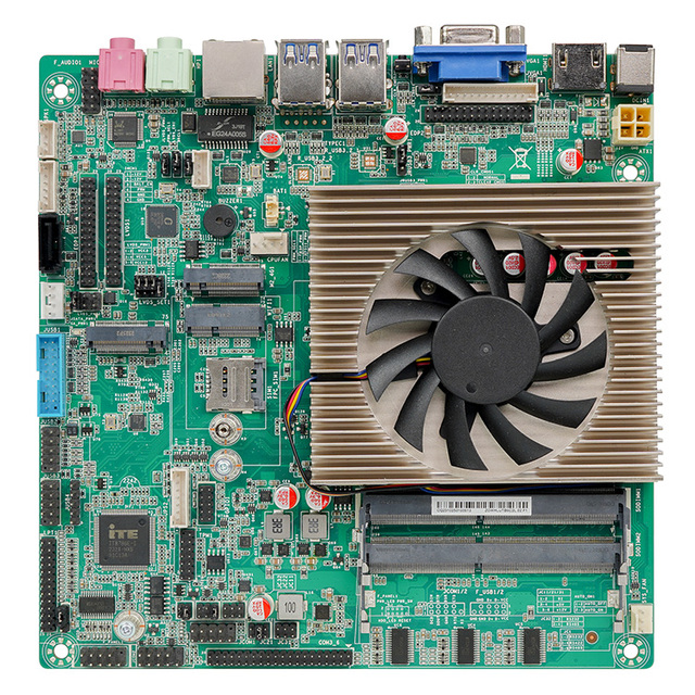 Industrial Embedded Motherboard for Intel 10th 8th Gen I3 I5 I7 10110U 10310U 8257U UHD Graphics Thin Mini ITX Mainboard