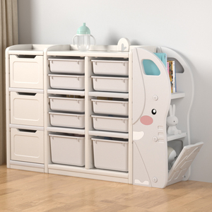 Kinder-Plastik-LKW-Bus Kleider- und Spielzeugorganizer und Aufbewahrungsregal Schublade Kleiderschrank Kinderschränke - Product Image 6