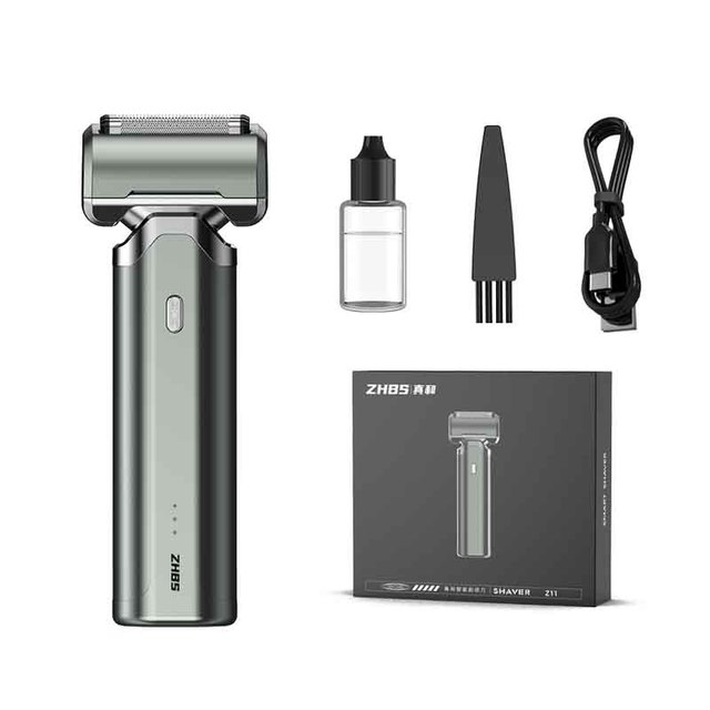 Mini Electric Shaver for Men Portable IPX7 Waterproof USB Rechargeable Hair Razor Trimmer for Bald Shaving Machine for Hotel Use
