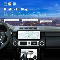 Reproductor Multimedia de 12.3 Pulgadas para Land Rover Range Rover V8 L322 2002-2012, Tablero de Aire Acondicionado Estéreo, Pantalla Táctil, Radio para Auto