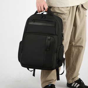 Lightweight Waterproof Nylon Laptop <b>Backpack</b> Business Usb Feature <b>Student</b> School Pack for Men - Product Image 2
