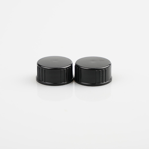 Bouchons à vis phénoliques en <span class=keywords><strong>plastique</strong></span> de revêtement de cône de joint noir de 20mm avec le <span class=keywords><strong>bouchon</strong></span> intérieur <span class=keywords><strong>conique</strong></span> en <span class=keywords><strong>plastique</strong></span> pour la bouteille ambre - Product Image 5