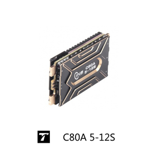 TMOTOR <span class=keywords><strong>Cine</strong></span> 80A 5-12S FPV ESC sin escobillas con chip AM32, 80A continuos, 100A de pico, de plástico para drones FPV de carga pesada <span class=keywords><strong>Cine</strong></span> Lifter - Product Image 3