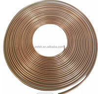 Pendingin udara harga produsen pipa tabung tembaga Bundy tabung 1/4 ''1/2'' 3/4 ''7/8'' TP2 pipa tabung tembaga AC
