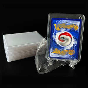 35PT 3" X 4" Trasparente 100PT Protettore per <span class=keywords><strong>Carte</strong></span> Collezionabili da Baseball Blu Bianco in PVC, Custodia Rigida per <span class=keywords><strong>Carte</strong></span>, Porta <span class=keywords><strong>Carte</strong></span> Standard - Product Image 5