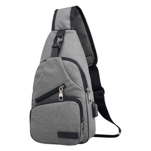 Người đàn ông của Casual Polyester Crossbody Túi không thấm nước thể thao ngoài trời Vai điện thoại Túi với dây kéo đóng cửa - Product Image 1