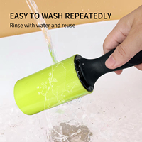 Wieder verwendbare tragbare klebrige wasch bare TPR-Kleidung Clean Brush Dust Catcher Tierhaarent ferner Fussel rolle