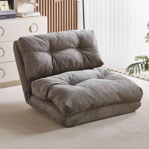 Tufted Fabric Bean Bag <b>Sofa</b> <b>Floor</b> Seat Lounge Chair for Bedroom Living Room - Product Image 4