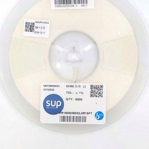 Bulk Discount RR1608 0603L0R15FT 0603 1608 Resistors SMD Low Resistance Resistors 0.15ohm 1% 1/10W Thick Film Resistor - Product Image 1