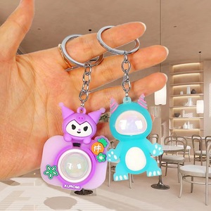 Luminous Cartoon Keychain Resin Animal Shape Key Ring For <b>Backpack</b> Student Gift Charm - Product Image 3
