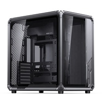 NUEVO JONSBO X400 PRO GRAY, Caja ATX, Marco de Aleación de Aluminio, Chasis de Vista Panorámica, Caja de PC para Juegos