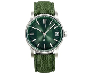นาฬิกาข้อมือหรู ZF Factory 15210 Cal.mechanical หน้าปัดสีเขียวลายรัศมี สายผ้าใบ กลไกจักรกล นาฬิกาคุณภาพสูง - Product Image 6