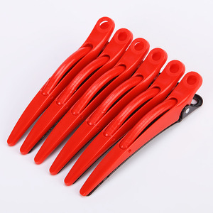 Pinza para el pelo de plástico de 12 cm, herramienta multifunción para peinar el cabello, uso diario, color sólido, negro, blanco, rosa, azul, verde, rojo, rojo rosa - Product Image 3