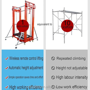 Bán Chạy Nhất Sản Xuất Chất Lượng Thiết Kế Hiện Đại Điều Khiển Từ Xa Điện Thang Máy Giàn Giáo Thép Di Động Gấp Giàn Giáo Thang Máy - Product Image 3