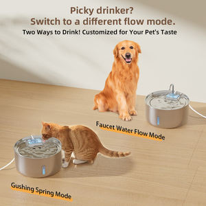 Fuente de agua <span class=keywords><strong>para</strong></span> perros 7L/1,8 galones/236oz dispensador de cuenco de agua <span class=keywords><strong>para</strong></span> perros de acero inoxidable con filtro, fuente de agua automática <span class=keywords><strong>para</strong></span> perros <span class=keywords><strong>grandes</strong></span> - Product Image 4