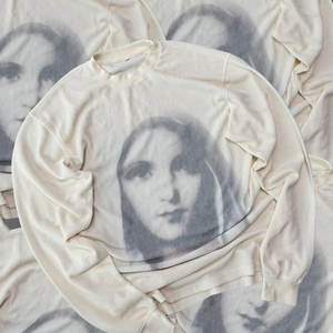 Хлопковая трикотажная футболка большого размера - Product Image 1