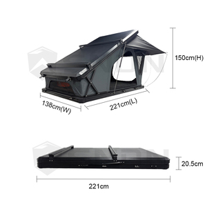 <span class=keywords><strong>Tente</strong></span> <span class=keywords><strong>de</strong></span> <span class=keywords><strong>toit</strong></span> rigide en aluminium SNDN, très vendue, ouverture automatique rapide, grand espace, charnière X, <span class=keywords><strong>tente</strong></span> <span class=keywords><strong>de</strong></span> <span class=keywords><strong>toit</strong></span> <span class=keywords><strong>4x4</strong></span> avec panneau solaire - Product Image 6