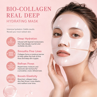 Masque facial bio-collagène transparent hydratant et nourrissant en profondeur pour une peau éclatante en une nuit