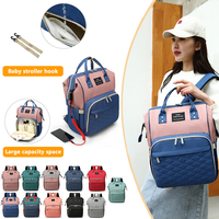 Sac à langer de voyage personnalisé de luxe pour nouveau-né, portable, imperméable, pour maman, papa, enfants, maman, mochila, sac à dos