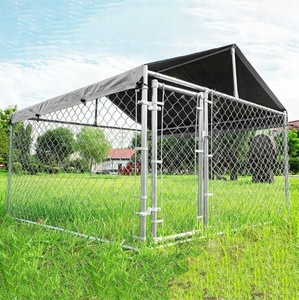 Jaula/Caseta/Corral para Perros Grande, Personalizada, de Malla Metálica Galvanizada para Exteriores, Impermeable, Fácil de Montar, con Paneles de Cerca - Product Image 2