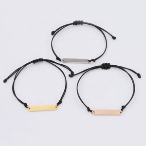 Odian bijoux 2023 nouveau gros fait à la main réglable coton nylon satin chaîne corde tissé bracelet pour garçons filles enfants enfants - Product Image 4