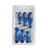 TOOLJOY Jeu de tournevis cruciformes de qualité industrielle, 5 pièces, avec embouts magnétiques, finition chromée, OEM disponible pour une utilisation domestique et de bricolage