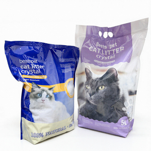 Premium Eco-Friendly Dust Free Highly Adsorbent Odor Control Clumping Silica Gel <strong>Cat</strong> <strong>Litter</strong> <strong>Crystals</strong> Multi-Color Various Sizes - Product Image 2
