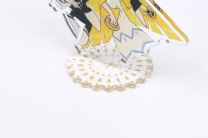 Expositor Acrílico Personalizado con Caricatura <span class=keywords><strong>de</strong></span> Dibujos Animados, Plástico Ecológico, Color y Tamaño Personalizables, para Graduación, Pascua - Product Image 5