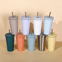 Grande tasse thermos en acier inoxydable, tasse à café créative de troisième génération, 500 ml, 750 ml, tasse thermos pour voiture